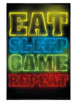 Eat Sleep Game Repeat 6 Eat Sleep Game Repeat -POPARTUK SHOP 117872 front