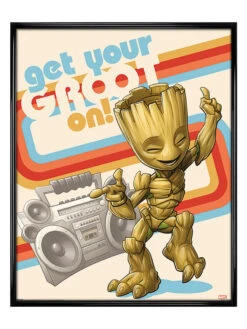 Gloss Black Framed Get Your Groot On