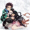 Tanjiro & Nezuko Snow