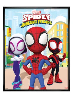 Gloss Black Framed Power Of 3