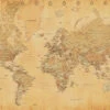 Vintage Style World Map